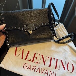 Valentino Black Studded Women's Bag